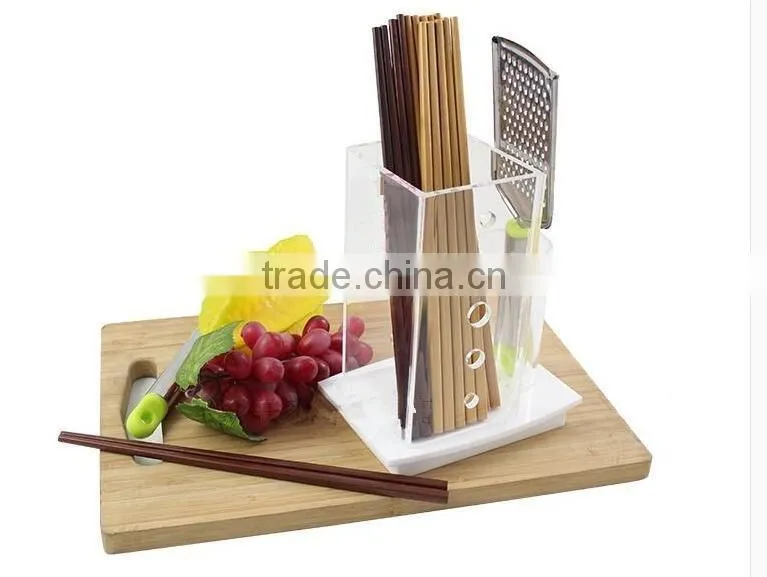 tableware acrylic organizer display holder