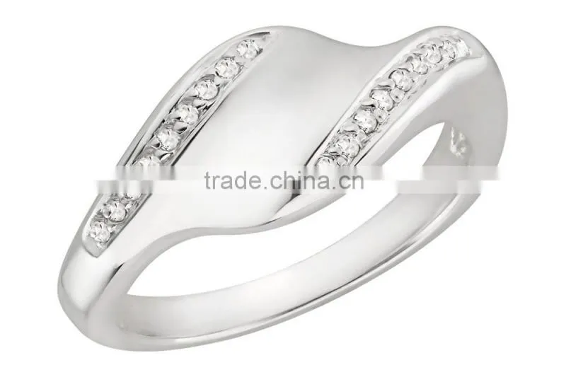 rhodium plated ring new products on china market