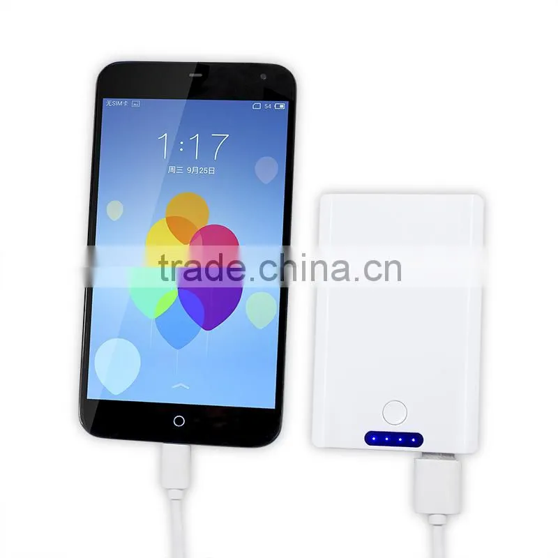 Super Slim Credit Card Power Bank 2200mAh