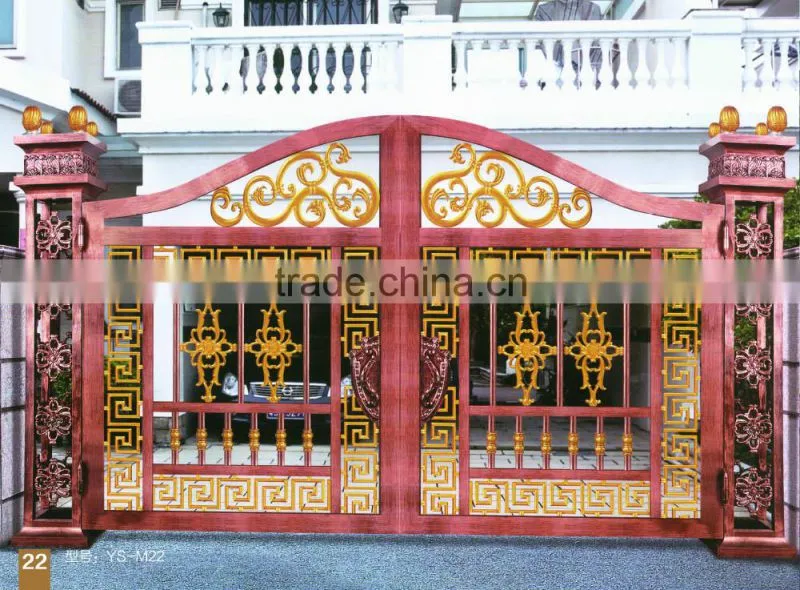 Aluminum driveway gate
