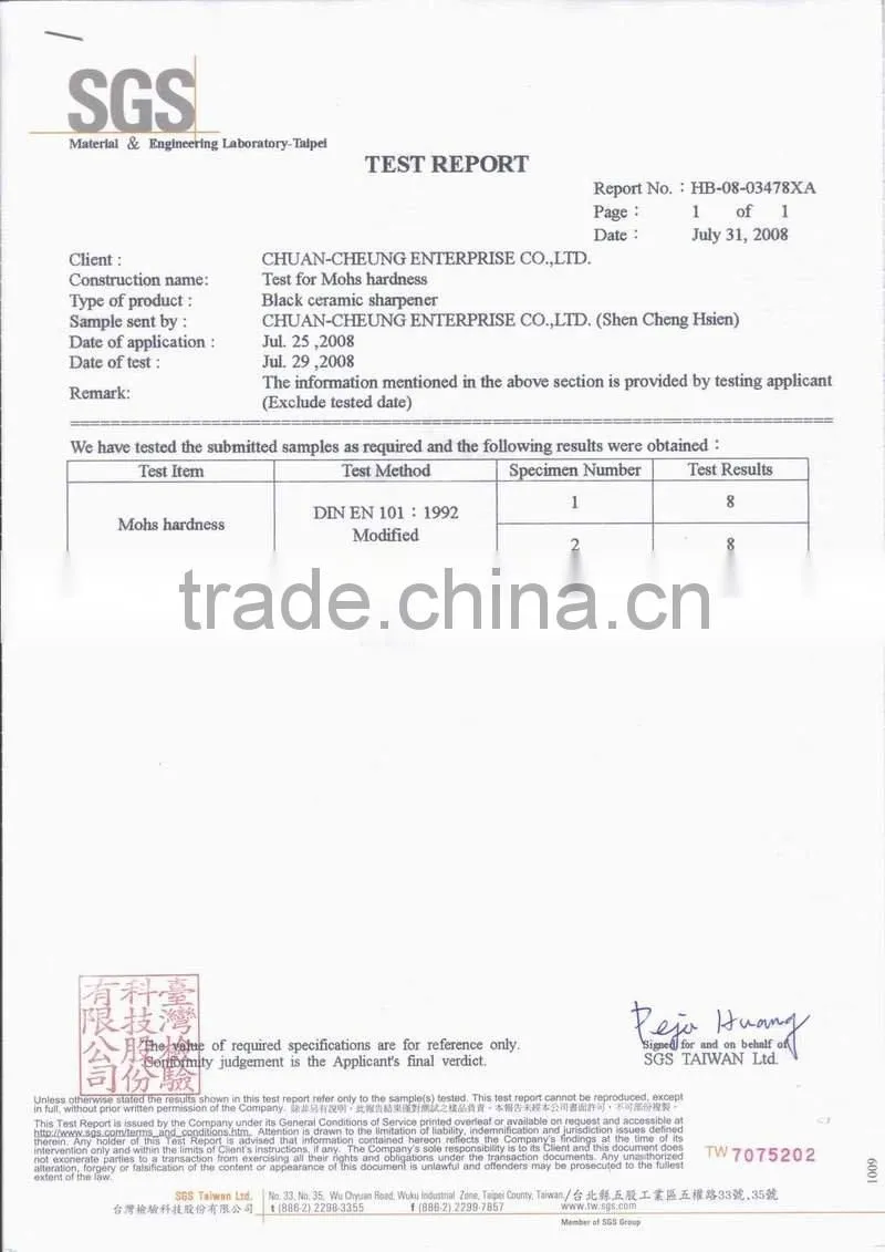 Unique patent of impact-resistant sharpener catering equipment ceramic sharpening rod