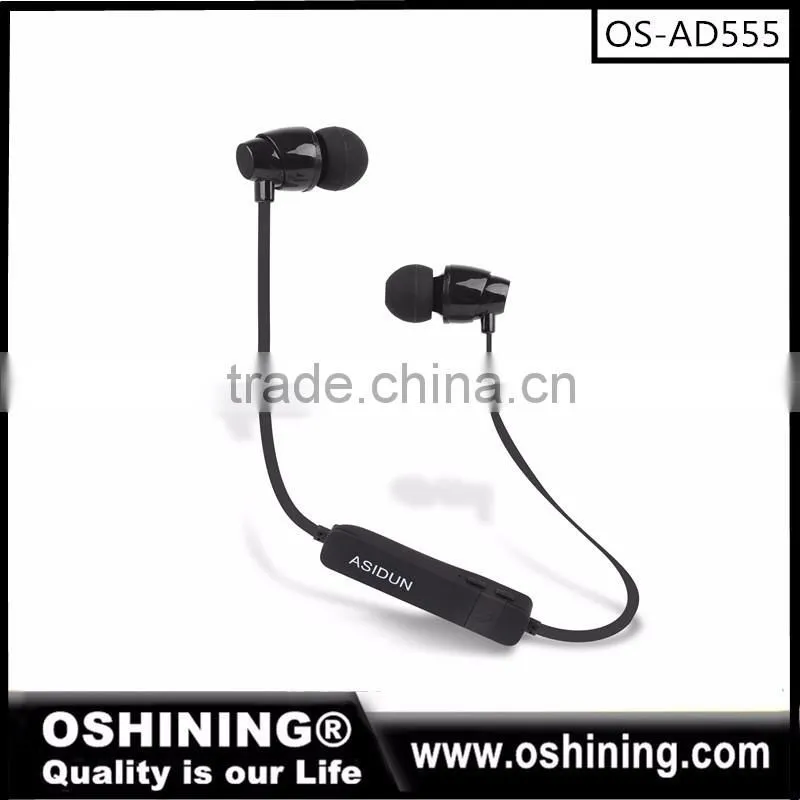 High speed connection rechargeable wireless sport bluetooth earphone