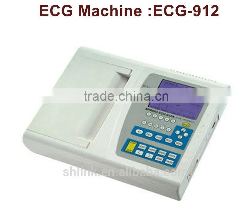 12 lead 12 channel digital ecg monitor ECG -912 price of ecg machine