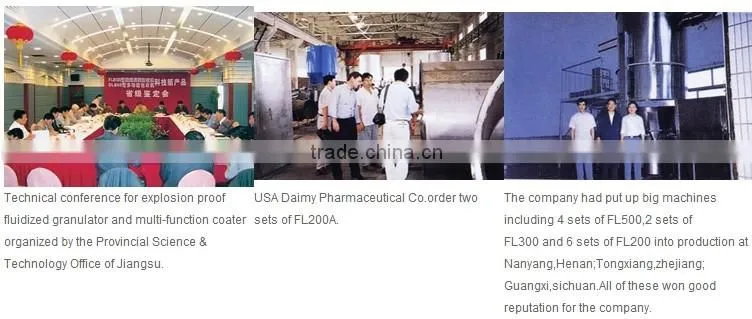 Instand coffee granule Fluidized Granulator