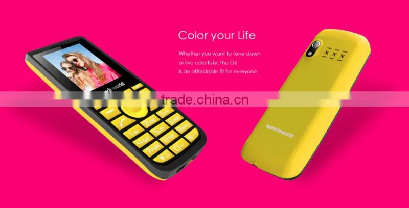 2016 superinworld new gsm mobile phone with 2 sim card celular low cost