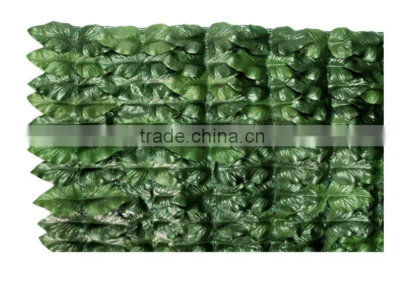 Artificial leaf fence