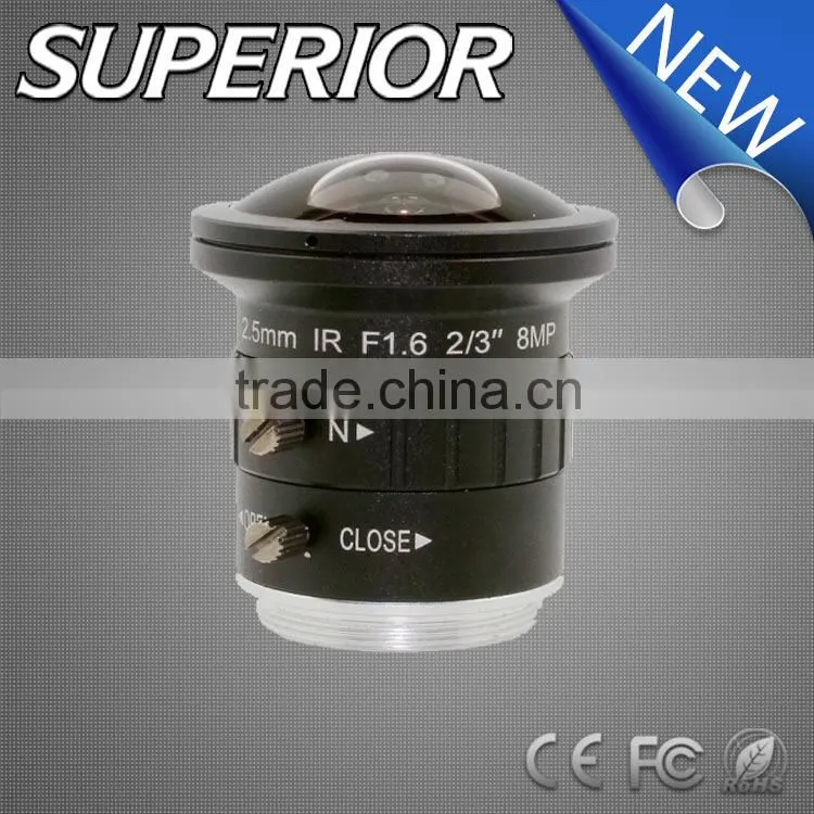 cn superior china top sale camera hd 5.4mm gopr accessory 10mp f2.5 lens