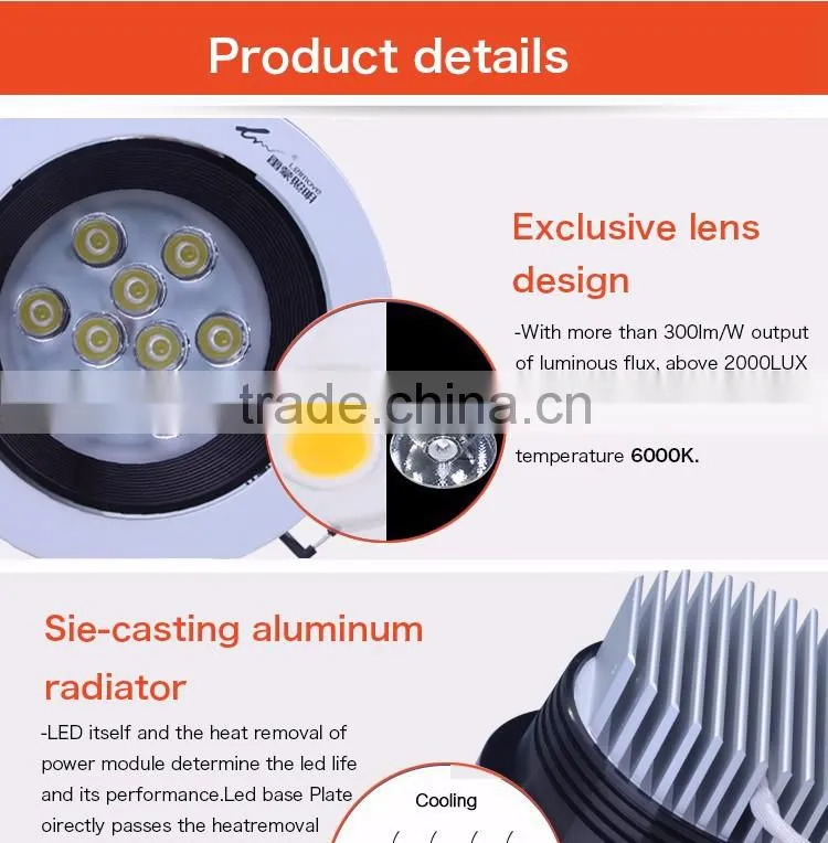 China Manufacturer Wholesale 25w cob led downlight in jewelry store