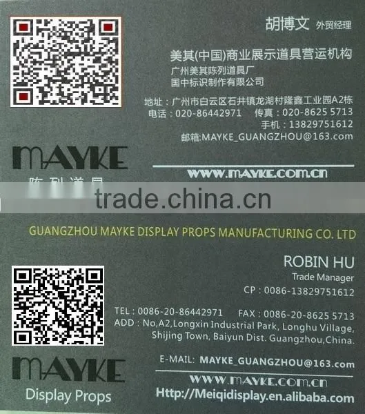 Stainless steel Shirt display ,Trade Show Equipment ,Shirt Display Rack Clothes display stand