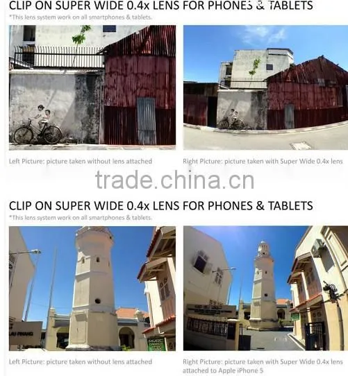 High quality 0.4X Super Wide Angle camera lens for cell phone lens