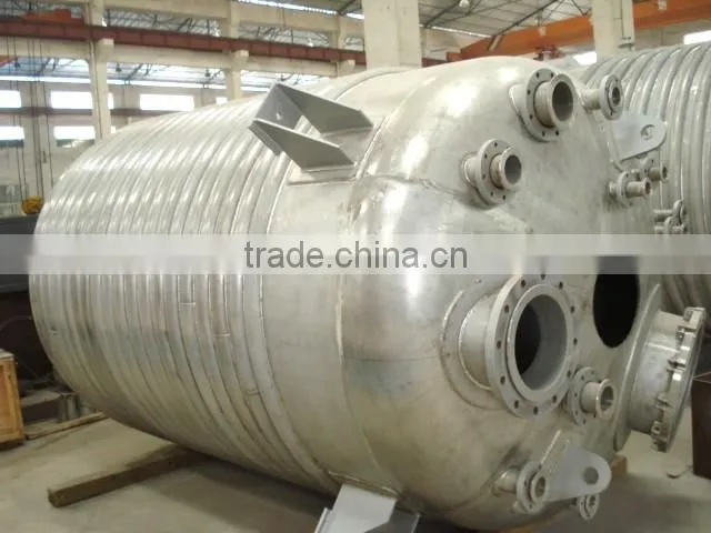 stainless steel jacketed product mixing tank