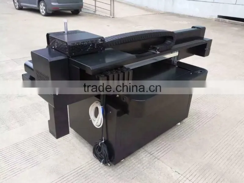 CE certficated double heads size 60*90cm economical industrial A2 uv led printing machine for various media