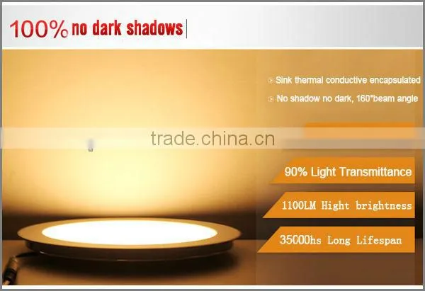 Ultra thin 3W Round led panel lighting
