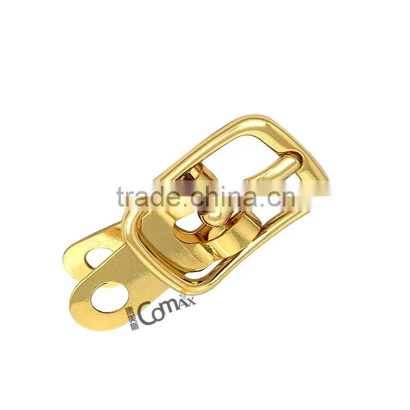Fashion shiny gold custom metal ladies shoes buckles