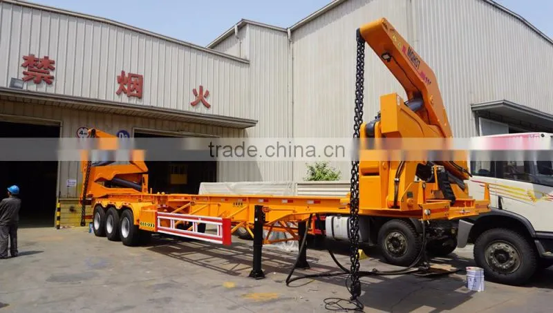 20ft semi trailer container lift, 20ft container lift trailer,20FT Side Lifter Loader Chassis Truck Trailer