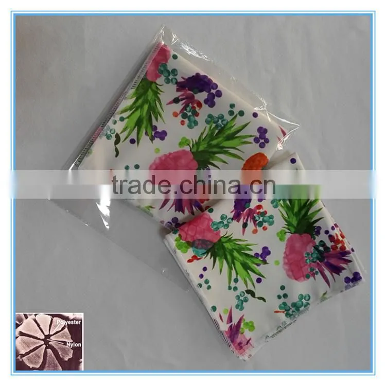 printed microfiber hand towel,cool towel,dry towel