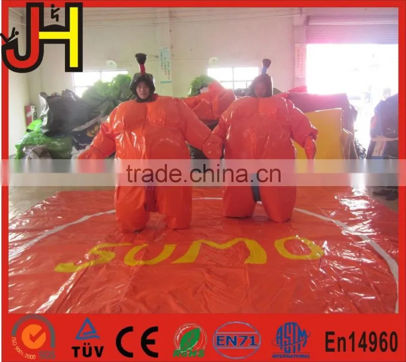 1.6m custume sumo suit, foam sumo wrestling suit, inflatable foam sumo wrestler costume