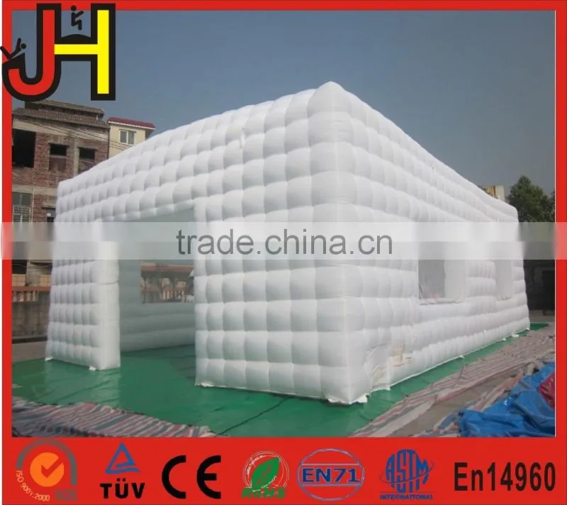 Best PVC tarpaulin inflatable cube party tent/Inflatable cube wedding tent