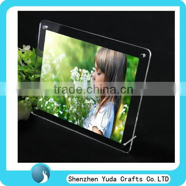 crystal magnetic picture frame Apple Shape Photo Frame clear Apple Shape Photo Frame
