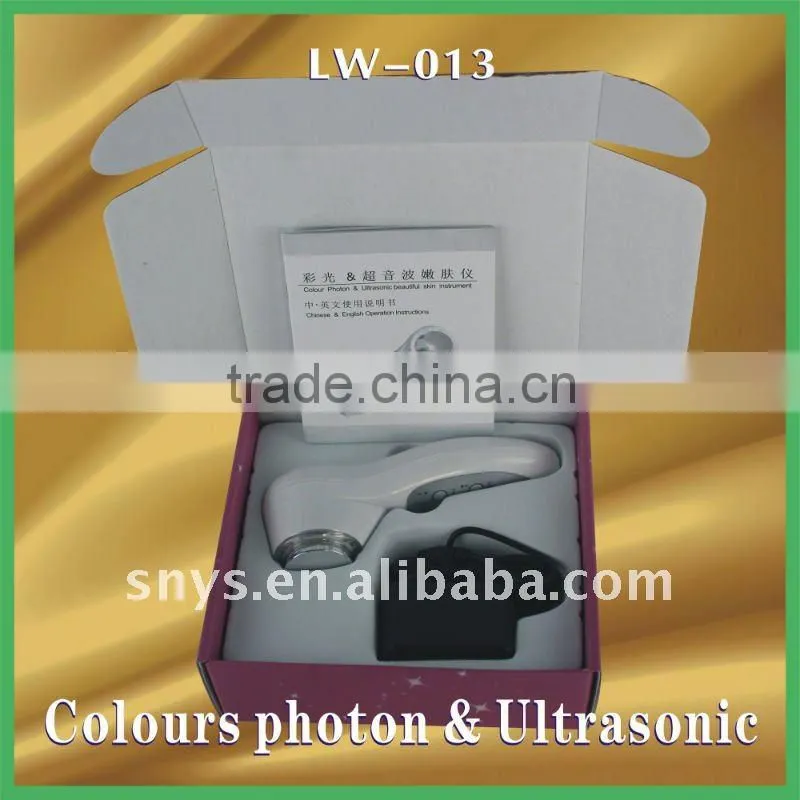 LED Photon facial ultrasonic massager (LW-013)