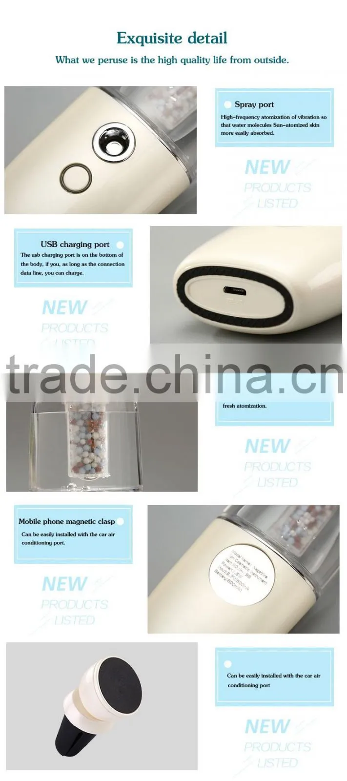 new products 2016 portable nano mist water repellent spray