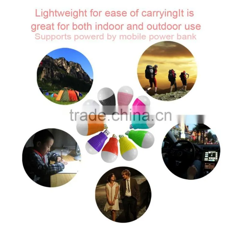 new product USB lamp outdoor night USB wireless computer USB light bulb LED emergency bulb light bulb