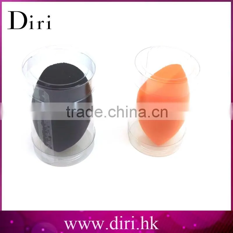 cosmetic silicone puff cut shape latex free sponge puff OEM design makeup sponge puff