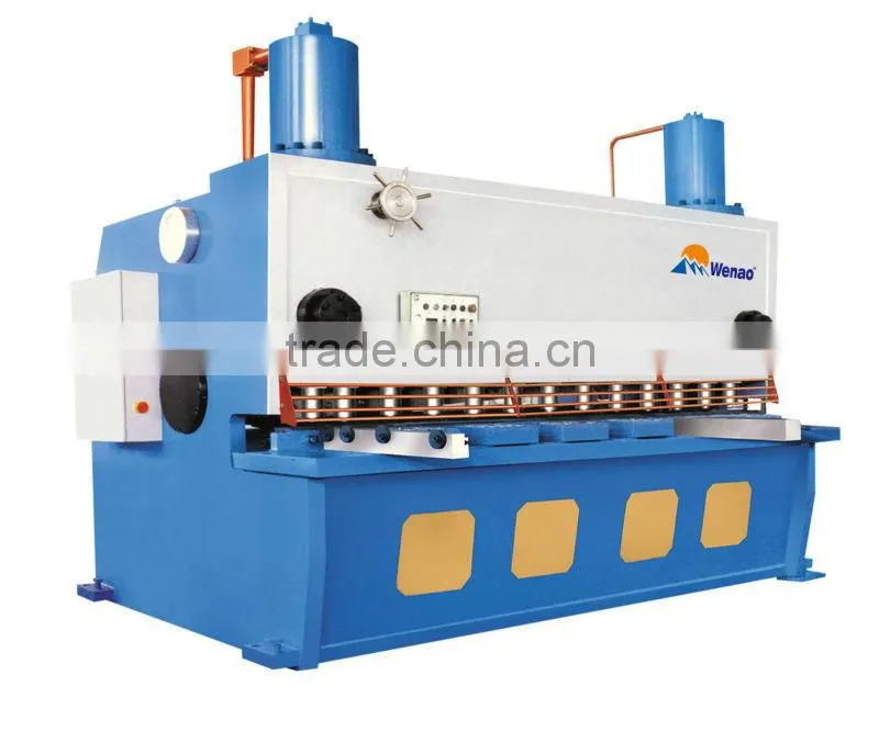 CNC QC11K series hydraulic guillotine shearing machine