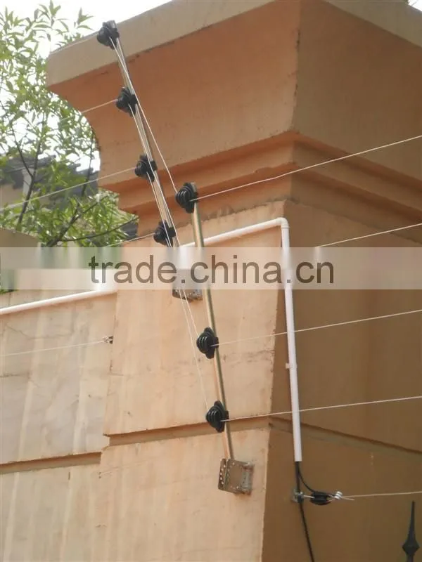 new China electrical safe fencing wire Alarm system ground rods connection post
