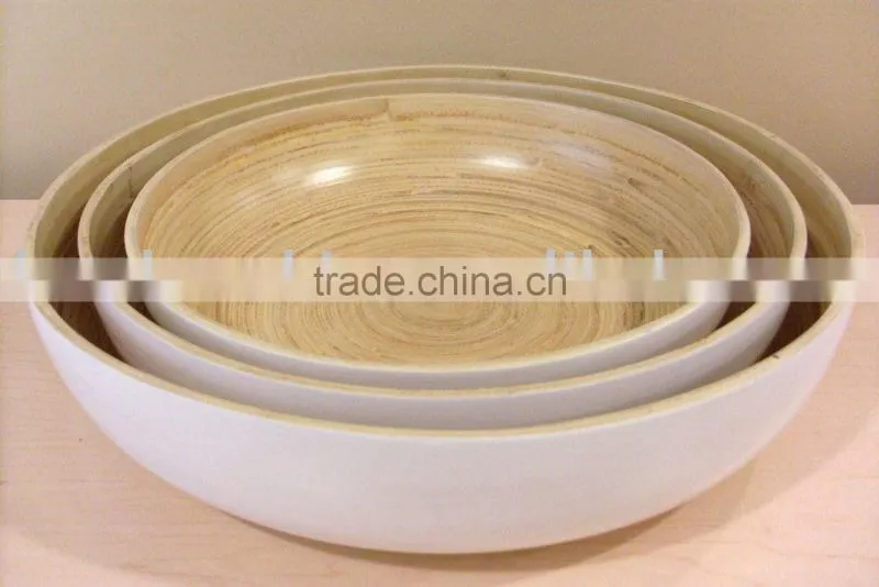 bamboo serving bowl