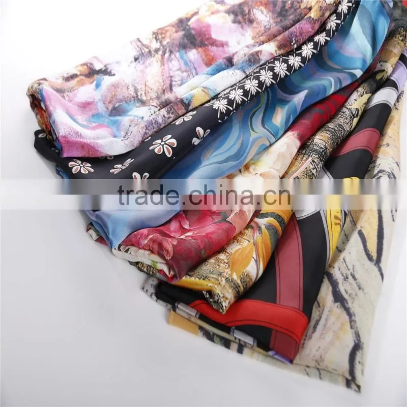 100% silk mosi scarf