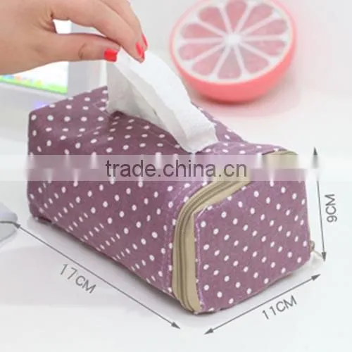 Polka Dot Household Tissue Box (BLWS1037)