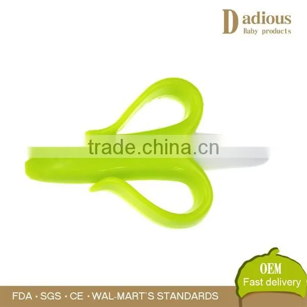 High Quality Eco-friendly Soft Silicone Banana Toothbrush