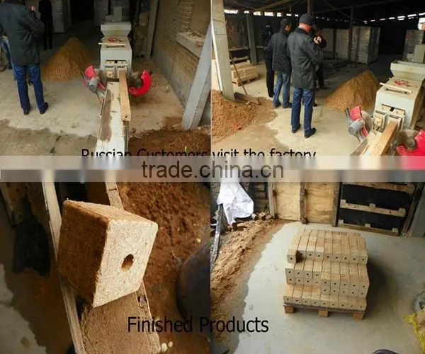 Best selling good quality wood sawdust block making machine/wood pallet block extruding machine/wood block machine