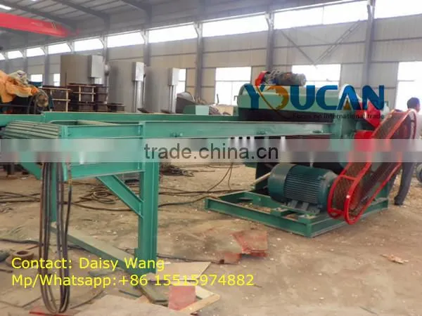 Nail removing functional wood pallet crusher machine/wood pallet crusher machine/board crusher