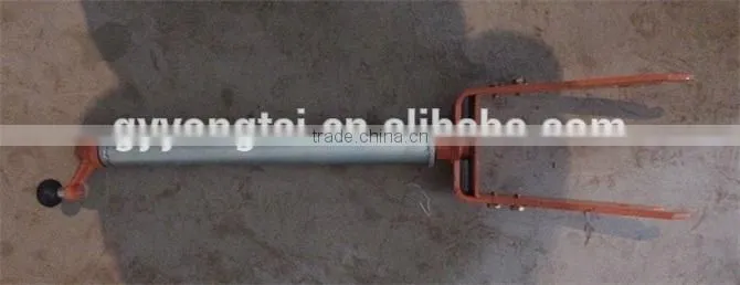 walking tractor tail wheel fork assembly