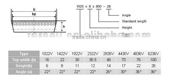 Variable Speed V Belt