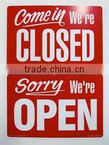 open closed door signs