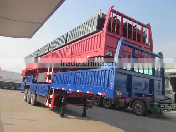 china made drop side semi trailer for sales
