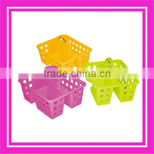 handle plastic caddy basket