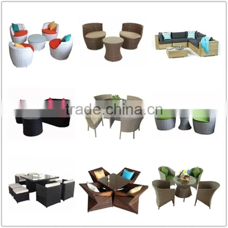 Outdoor rattan furniture uniuqe design outdoor waterproof daybed