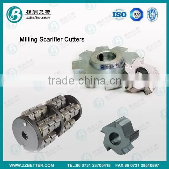 Scarifying Milling Cutters utilized for waterproofing membrane removal