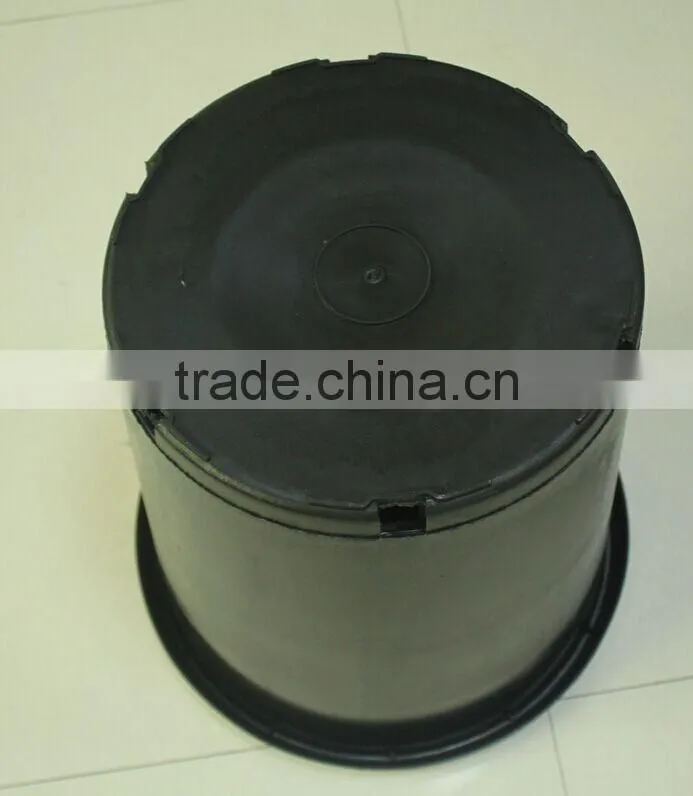 Made in China pp material black tall 15 gallon nursery pots