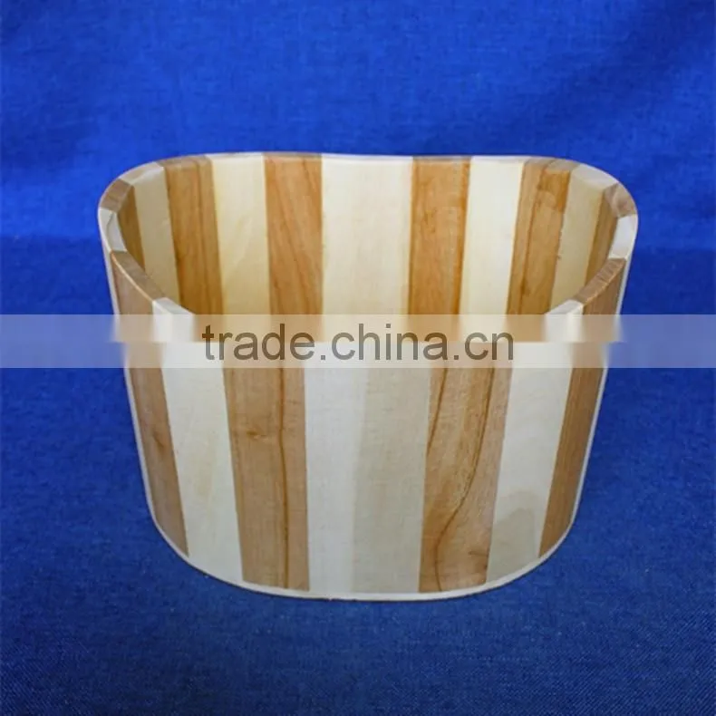Unfinished wooden pail pail pack washing pail wooden pail with New design