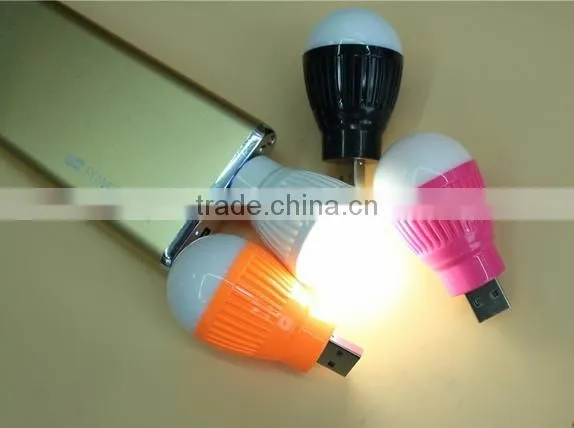 Portable Computer Laptop PC Desk Reading Lamp Mini USB Light Bulb