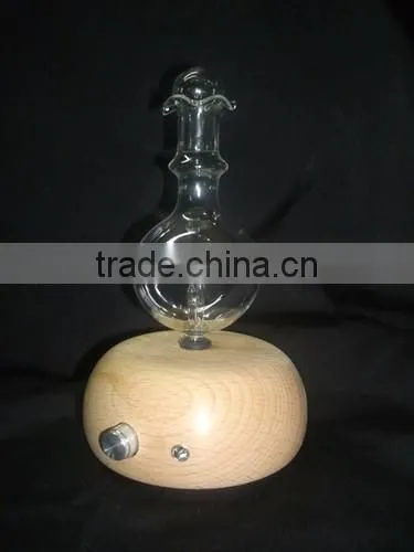 Elegant Wooden and Glass LED Aroma Diffuser Nebulization Essential Oil Diffuser