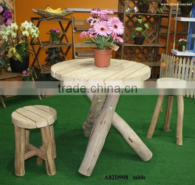 antique wood pub chairs and tables
