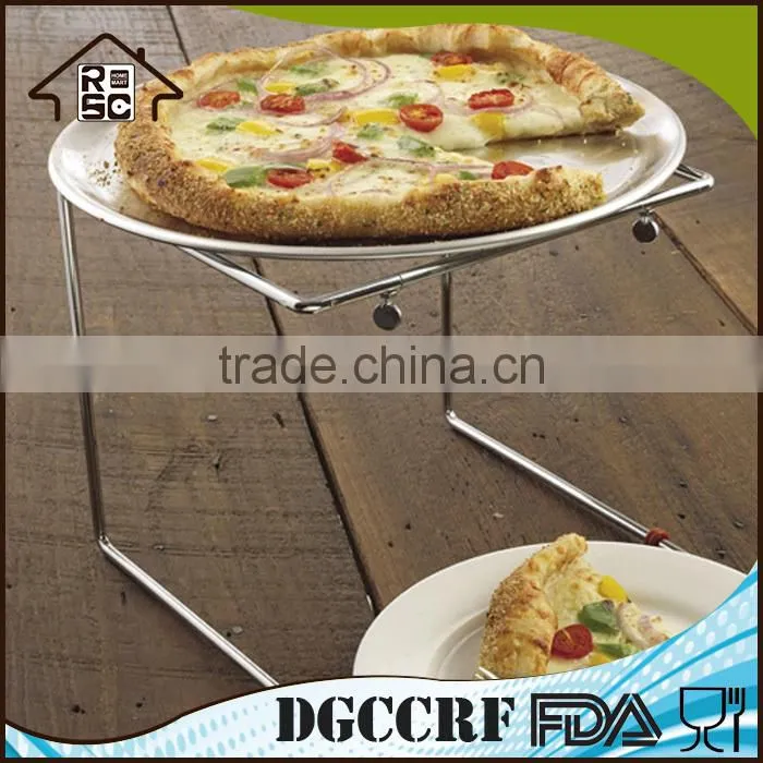 Non-stick Pizza Pan & Serving Stand Set