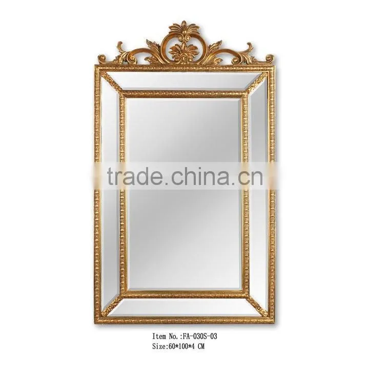 Living Room Furniture Wall Arts Wood Carving Antique Mirrors