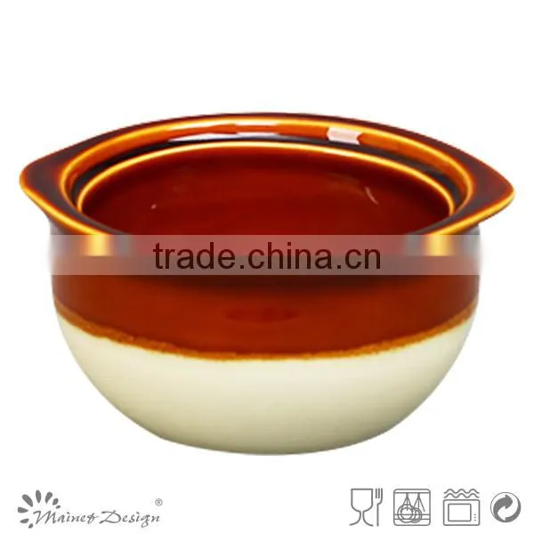 10oz wholesale ceramic soup bowl/onion soup bowl